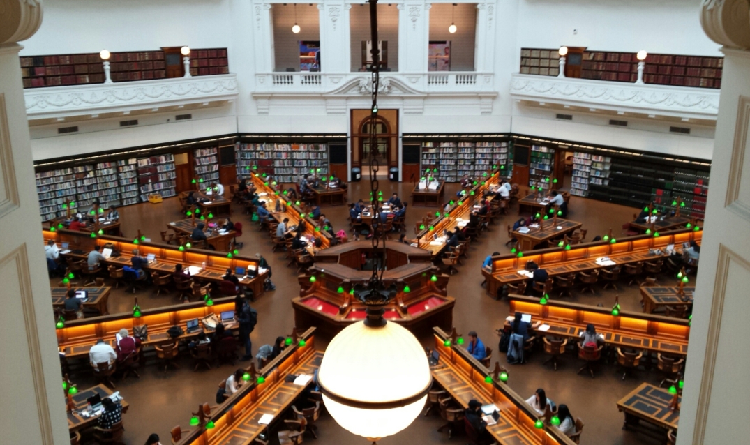 La Trobe Reading Room at the State Library of Victoria
